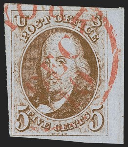 Sale 1262, Lot 594, Postmasters’ Provisionals, 1847 Issue