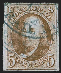 Sale 1262, Lot 618, Postmasters’ Provisionals, 1847 Issue