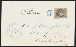 Sale 1262, Lot 67, Postmasters’ Provisionals, 1847 Issue