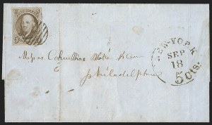 Sale 1262, Lot 68, Postmasters’ Provisionals, 1847 Issue