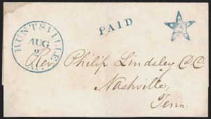 Sale 1262, Lot 7, Autographs and Free Franks, Stampless