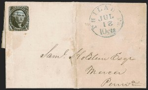 Sale 1262, Lot 70, Postmasters’ Provisionals, 1847 Issue