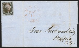 Sale 1262, Lot 71, Postmasters’ Provisionals, 1847 Issue