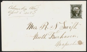 Sale 1262, Lot 72, Postmasters’ Provisionals, 1847 Issue