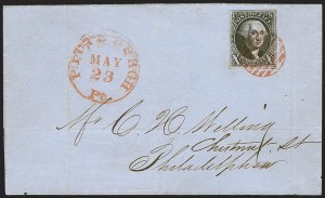 Sale 1262, Lot 74, Postmasters’ Provisionals, 1847 Issue