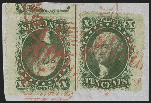 Sale 1268, Lot 108, 1857-60 Issue (Scott 18-39)