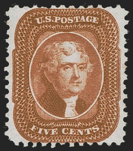 Sale 1268, Lot 115, 1857-60 Issue (Scott 18-39)