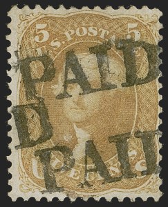 Sale 1268, Lot 125, 1861-66 Issue (Scott 56-78)