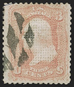 Sale 1268, Lot 143, 1867-68 Grilled Issue (Scott 79-101)