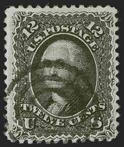 Sale 1268, Lot 146, 1867-68 Grilled Issue (Scott 79-101)