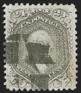 Sale 1268, Lot 151, 1867-68 Grilled Issue (Scott 79-101)