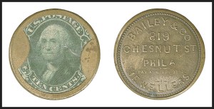 Sale 1268, Lot 160, Civil War Encased Postage