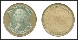 Sale 1268, Lot 165, Civil War Encased Postage