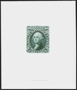 Sale 1268, Lot 17, Essays, Proofs and Specimens