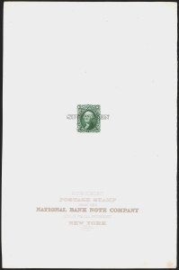 Sale 1268, Lot 19, Essays, Proofs and Specimens