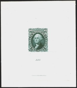Sale 1268, Lot 26, Essays, Proofs and Specimens