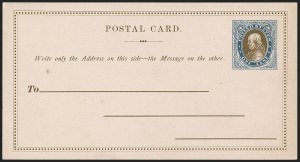 Sale 1268, Lot 491, Postal Card Essays and Errors