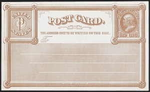 Sale 1268, Lot 501, Postal Card Essays and Errors