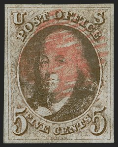 Sale 1268, Lot 51, 1847 Issue and 1875 Reproduction (Scott 1-4)