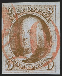 Sale 1268, Lot 60, 1847 Issue and 1875 Reproduction (Scott 1-4)
