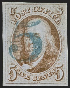 Sale 1268, Lot 62, 1847 Issue and 1875 Reproduction (Scott 1-4)