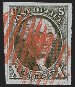 Sale 1268, Lot 63, 1847 Issue and 1875 Reproduction (Scott 1-4)