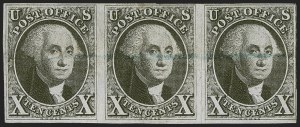 Sale 1268, Lot 68, 1847 Issue and 1875 Reproduction (Scott 1-4)