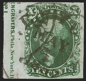 Sale 1268, Lot 91, 1851-56 Issue (Scott 5-17)