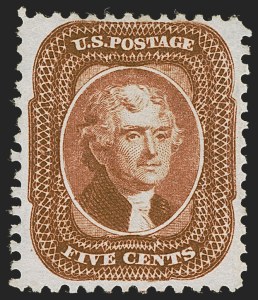Sale 1277, Lot 2038, 1875 Reprint of 1857-60 Issue (Scott 40-47)