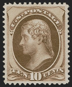 Sale 1277, Lot 2112, 1870-71 National Bank Note Co.  Issue (Scott 134-155)
