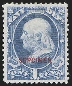 Sale 1277, Lot 2473, Official Special Printings