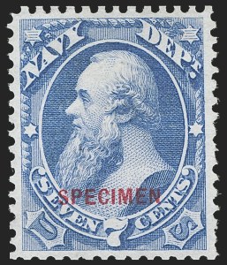 Sale 1277, Lot 2474, Official Special Printings