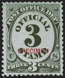 Sale 1277, Lot 2477, Official Special Printings