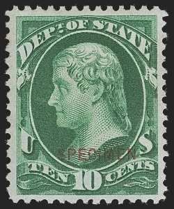 Sale Number 1277, Lot Number 2483, Official Special Printings