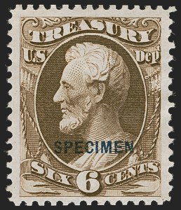 Sale 1277, Lot 2491, Official Special Printings