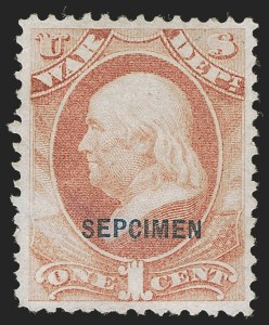 Sale 1277, Lot 2495, Official Special Printings