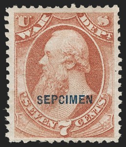 Sale 1277, Lot 2499, Official Special Printings