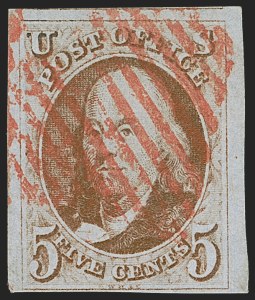Sale 1278, Lot 3048, 1847 Issue and 1847  Reproduction (Scott 1-4)