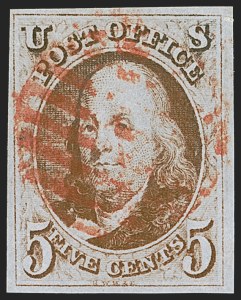 Sale 1278, Lot 3050, 1847 Issue and 1847  Reproduction (Scott 1-4)