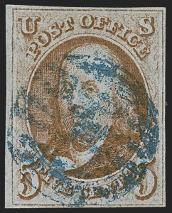 Sale 1278, Lot 3056, 1847 Issue and 1847  Reproduction (Scott 1-4)