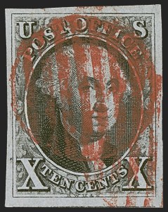 Sale 1278, Lot 3059, 1847 Issue and 1847  Reproduction (Scott 1-4)