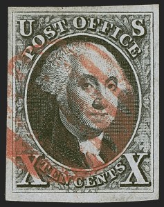 Sale 1278, Lot 3063, 1847 Issue and 1847  Reproduction (Scott 1-4)