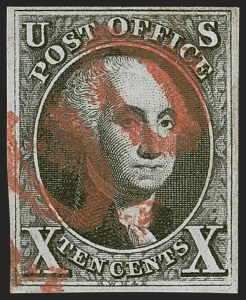 Sale 1278, Lot 3068, 1847 Issue and 1847  Reproduction (Scott 1-4)