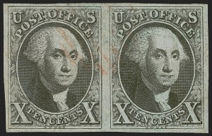 Sale 1278, Lot 3072, 1847 Issue and 1847  Reproduction (Scott 1-4)