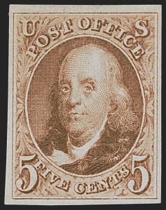 Sale 1278, Lot 3075, 1847 Issue and 1847  Reproduction (Scott 1-4)