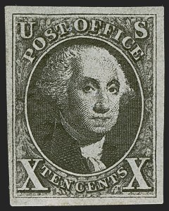 Sale 1278, Lot 3079, 1847 Issue and 1847  Reproduction (Scott 1-4)