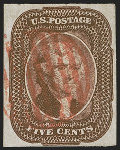 Sale 1278, Lot 3124, 1851-56 Issue (Scott 5A-17)