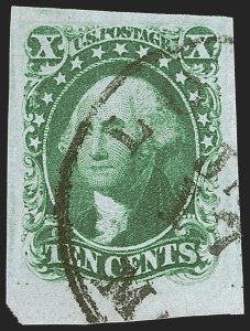 Sale 1278, Lot 3125, 1851-56 Issue (Scott 5A-17)