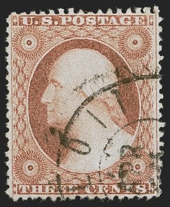 Sale 1278, Lot 3170, 1857-60 Issue and 1857  Reprint (Scott 18-47)