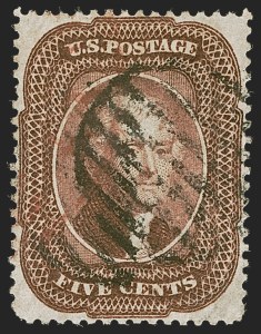 Sale 1278, Lot 3172, 1857-60 Issue and 1857  Reprint (Scott 18-47)